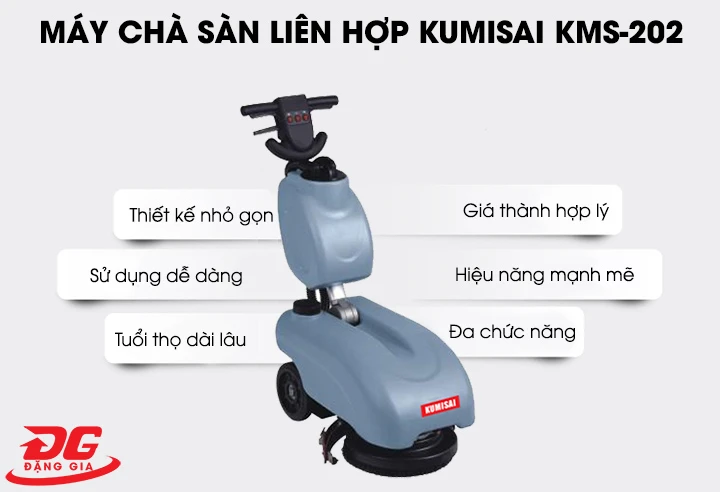 máy chà sàn liên hợp mini kumisai KMS-202