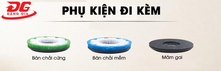 phụ kiện đi kèm máy chà sàn tạ Kumisai KMS-798
