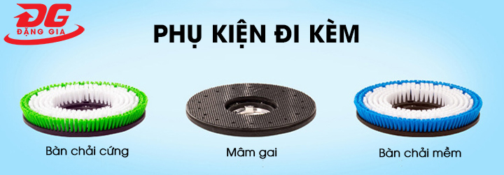 phụ kiện đi kèm máy chà sàn Kumisai KMS-796