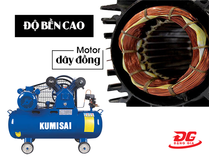 Động cơ quấn dây đồng vận hành mạnh mẽ, bền bỉ
