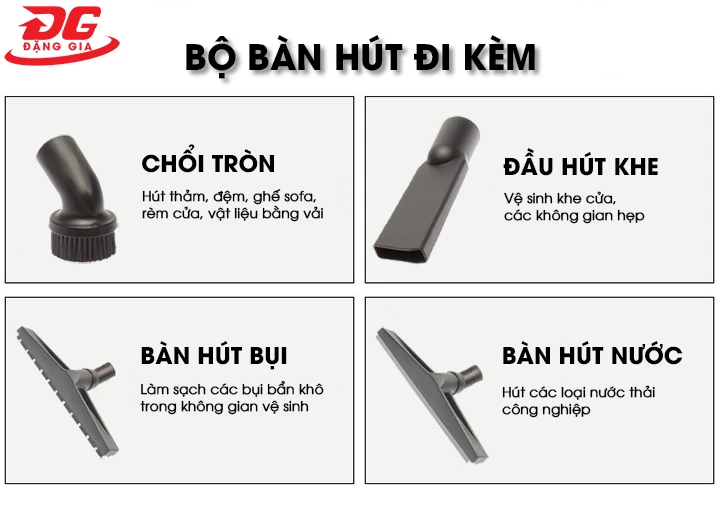 phụ kiện đi kèm máy hút bụi IPC YS3/62 W&D