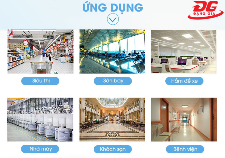 ứng dụng máy hút bụi khô ướt IPC GP3/62 W&D