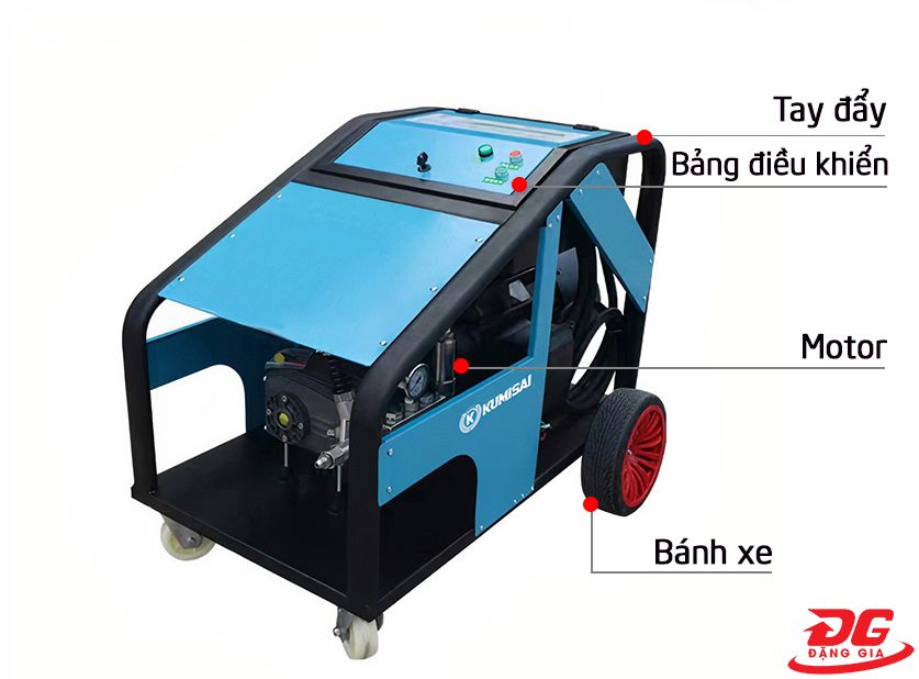 Cấu tạo máy rửa xe Kumisai KMS 450