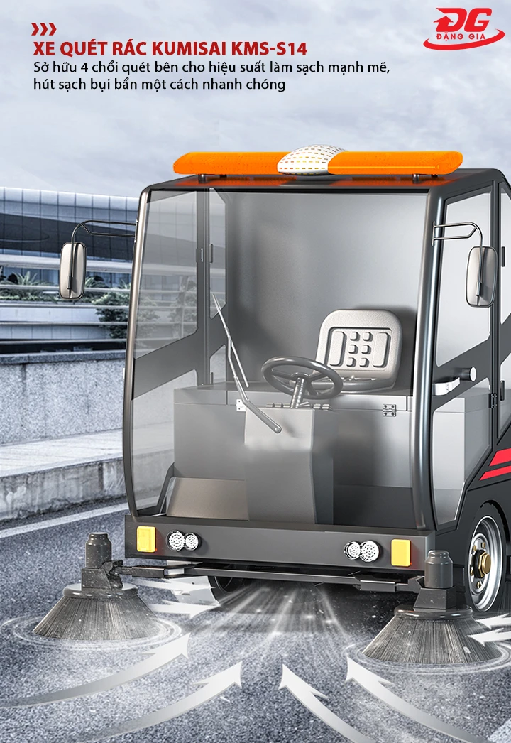 máy quét rác Kumisai KMS-S14