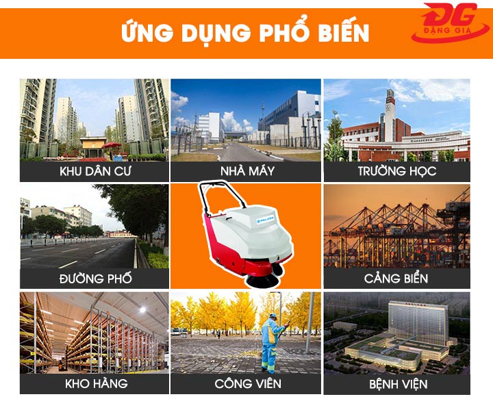 địa chỉ bán Xe quét rác Palada