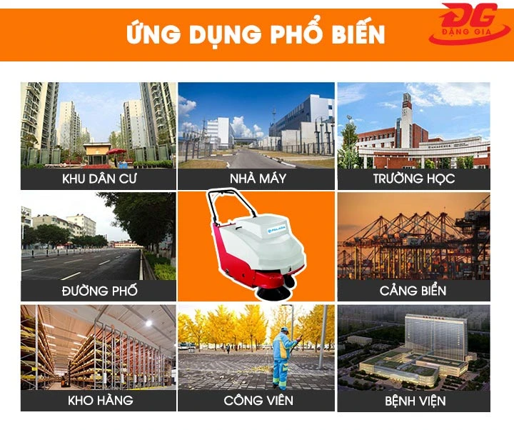 địa chỉ bán Xe quét rác Palada