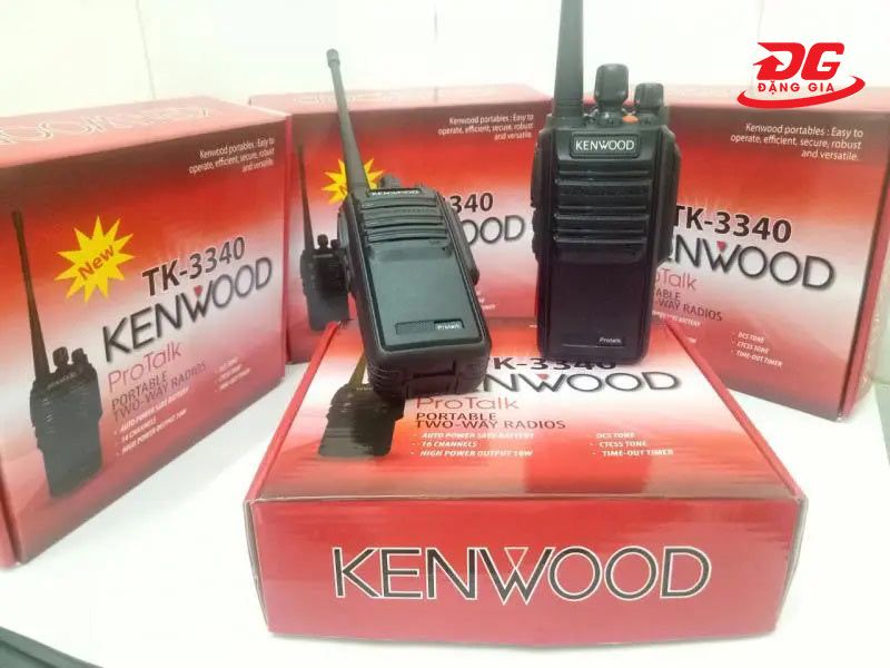 Mua bộ đàm cầm tay Kenwood TK 3340 chính hãng, tiết kiệm tới 26% chi phí tại Đặng Gia