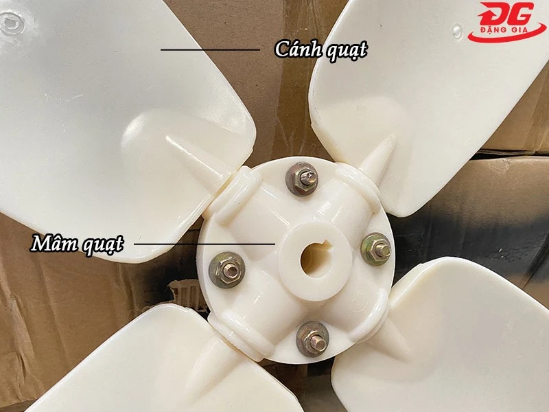 Cấu tạo cánh quạt D770mm lắp cho tháp tản nhiệt