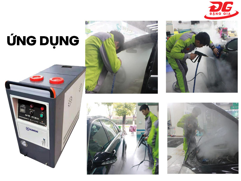 Ứng dụng máy hơi nước nóng Kumisai KMS-32