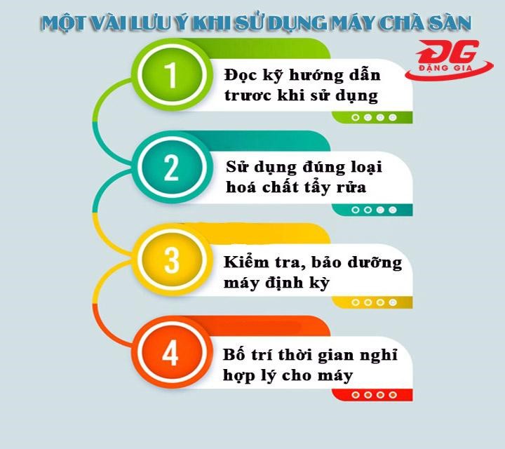 Một số chú ý khi sử dụng máy để đảm bảo chất lượng, độ bền