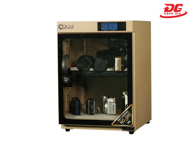 Tủ hút ẩm cho máy ảnh Nikatei NC-30C Gold Plus