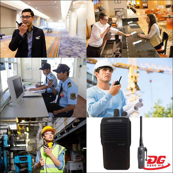 Các ứng dụng của máy bộ đàm cầm tay Kenwood TK 3320