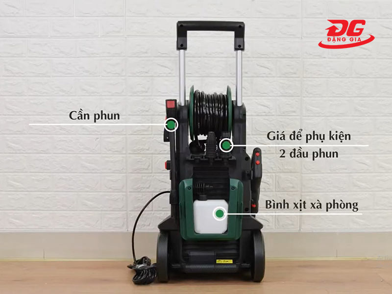 Mặt sau của máy rửa xe Bosch Aquatak 140