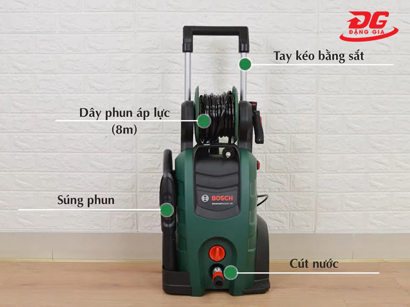Mặt trước của máy rửa xe Bosch AQT 140