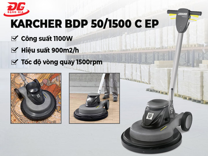 Máy đánh bóng sàn thương hiệu Karcher