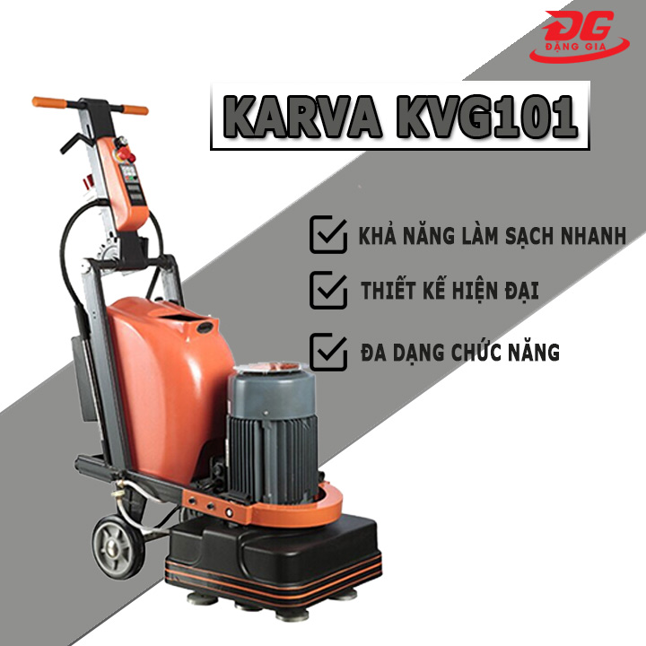 Ưu điểm của máy mài sàn bê tông Karva KVG101