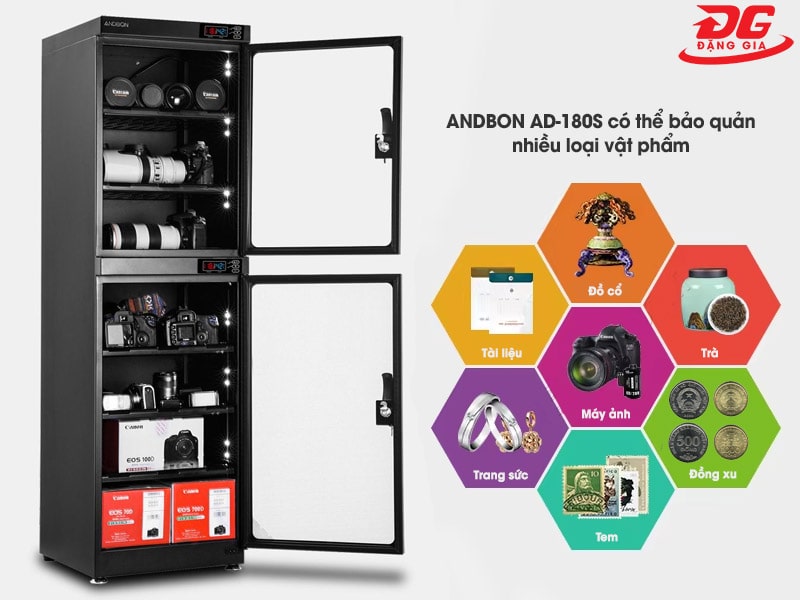 Tủ giữ ẩm ANDBON AD-180S có nhiều công dụng 