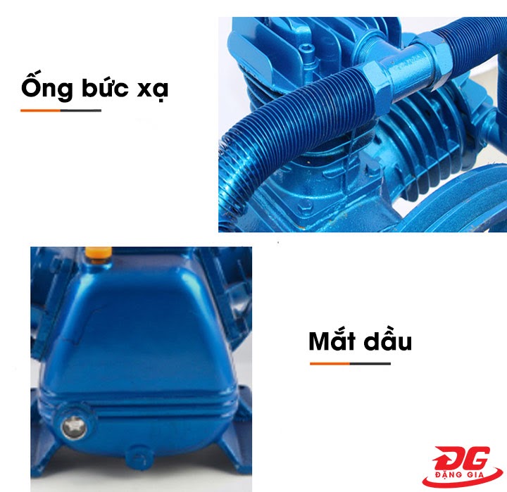 Cấu tạo đầu máy nén khí Puma 2hp