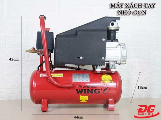 Máy có kích thước nhỏ gọn
