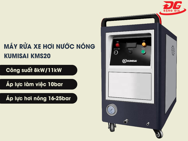 Thông số máy rửa xe nước nóng Kumisai KMS20 ấn tượng