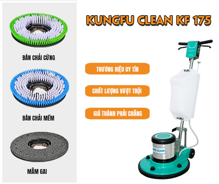 Kungfu Clean KF175 và phụ kiện đi kèm