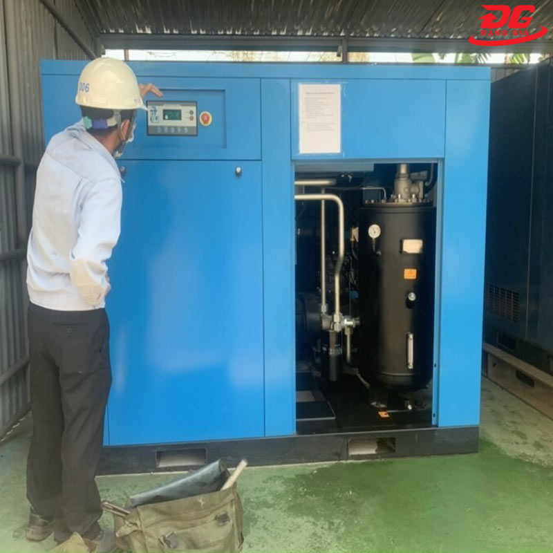 Lắp đặt máy nén khí công suất lớn Pegasus TMPM100A cho xưởng đũa