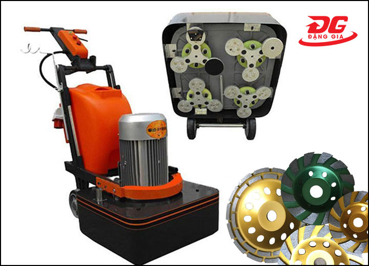 Đĩa mài giúp máy mài sàn hoạt động hiệu quả, tiết kiệm nhiều thời gian, công sức làm việc