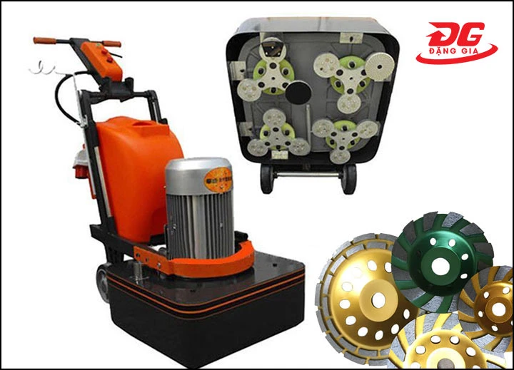 Đĩa mài giúp máy mài sàn hoạt động hiệu quả, tiết kiệm nhiều thời gian, công sức làm việc