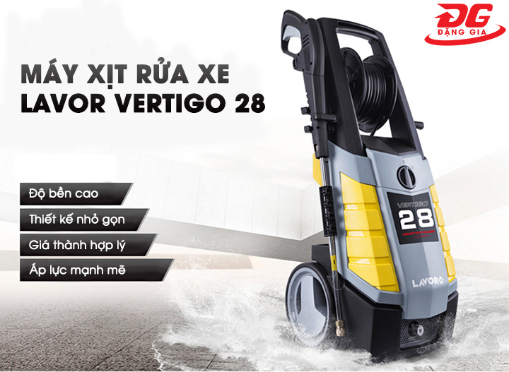  Máy rửa xe Lavor Vertigo 28 sở hữu nhiều đặc điểm nổi bật