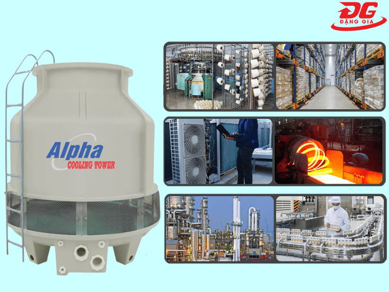 Một số ứng dụng thường gặp của tháp giải nhiệt Alpha