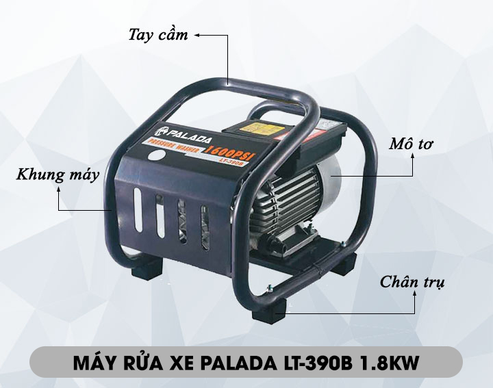  Palada LT-390B 1.8KW có thiết kế đơn giản