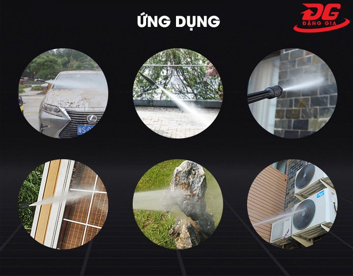các ứng dụng của máy rửa xe Lavor