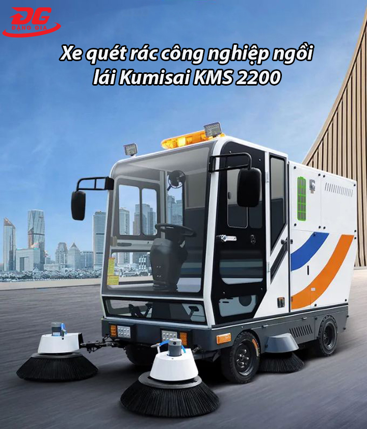 Xe quét rác công nghiệp Kumisai KMS 2200