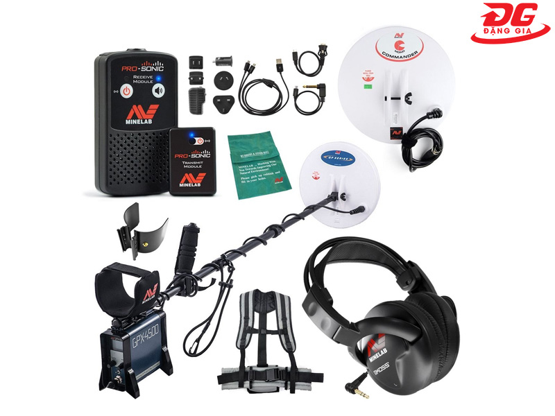 Trọn bộ sản phẩm máy dò kim loại GPX 4500