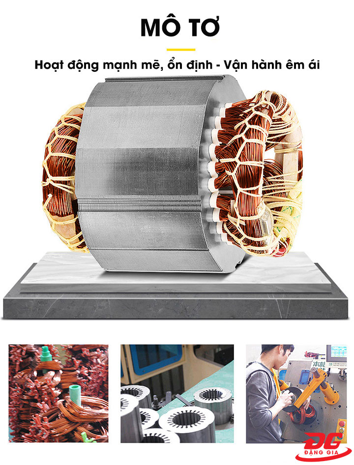 Máy rửa xe V-Jet VJ 70/1.8  sử dụng mô tơ từ