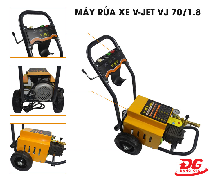 các thành phần Máy rửa xe V-Jet VJ 70/1.8 