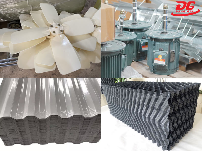 Tháp giải nhiệt được làm từ vật liệu cao cấp
