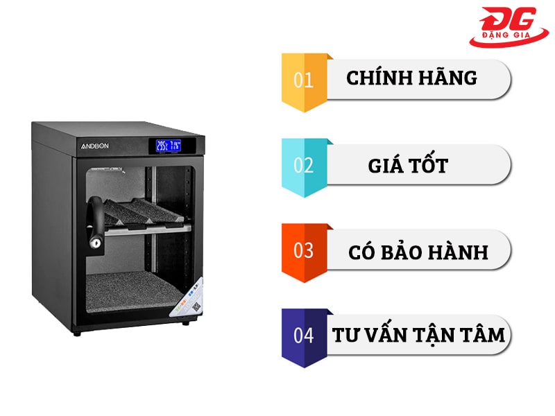 Đặng Gia là địa chỉ phân phối tủ chống ẩm cho máy ảnh được đánh giá cao