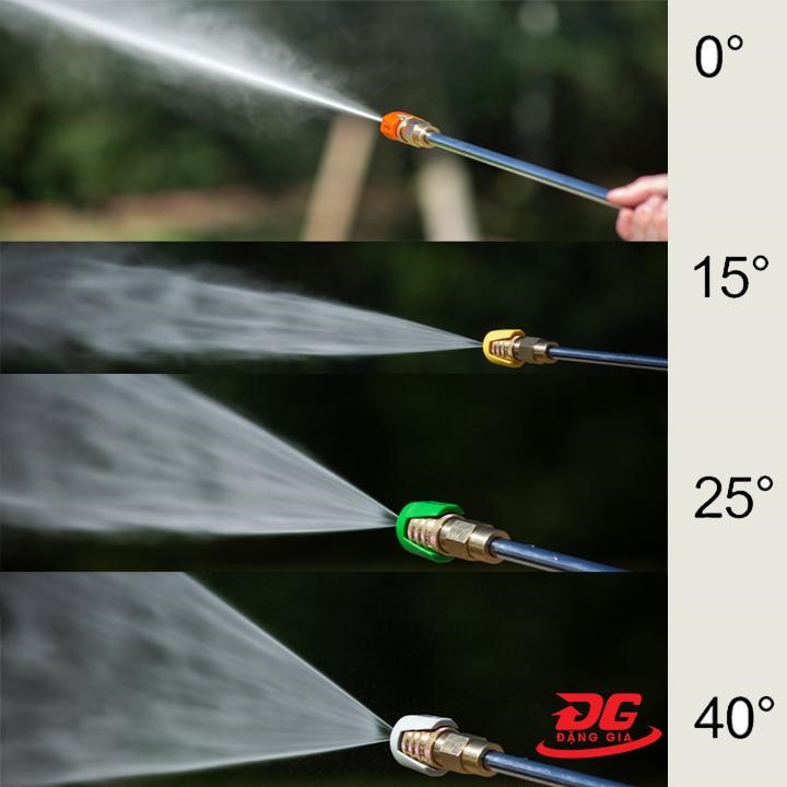 Bộ 4 béc phun điều chỉnh độ rộng tia nước