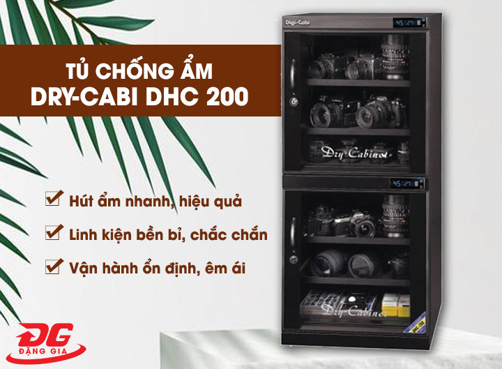 Những ưu điểm nổi bật của tủ chống ẩm Dry-Cabi DHC 200