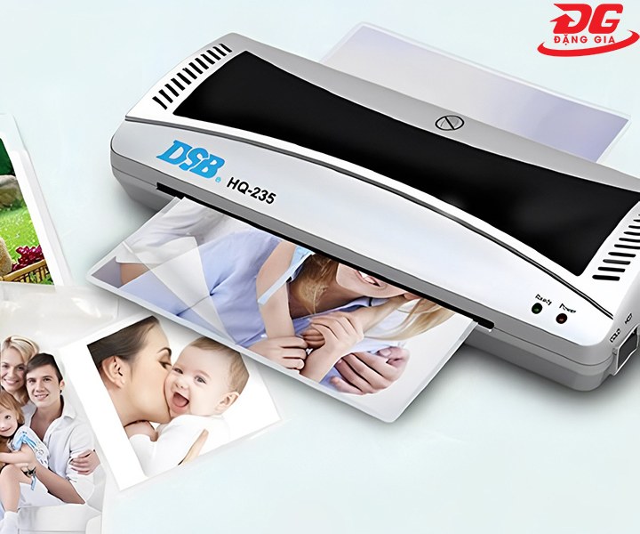 Máy ép plastic DSB có nhiều lựa chọn khổ giấy