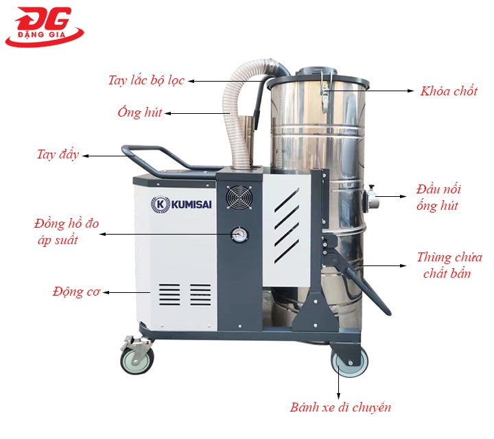 máy hút bụi công nghiệp Kumisai KMS 400