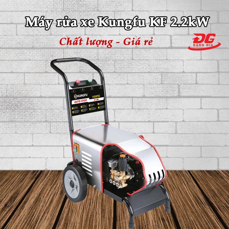 Mua máy xịt rửa xe áp lực cao Kungfu KF 2.2kW chính hãng tại Đặng Gia