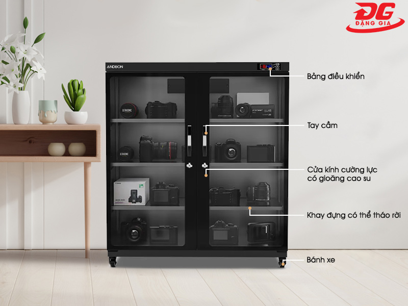 Chi tiết tủ chống ẩm Andbon AD-300S