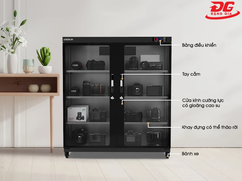 Chi tiết tủ chống ẩm Andbon AD-300S