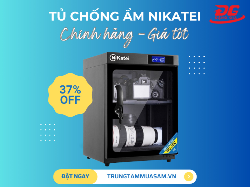 Mua tủ bảo quản máy ảnh Nikatei hợp túi tiền