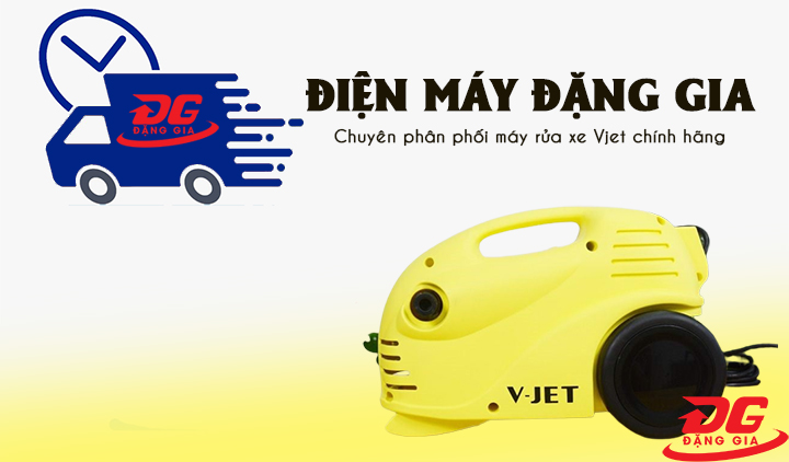 Điện máy Đặng Gia phân phối máy rửa xe Vjet chính hãng