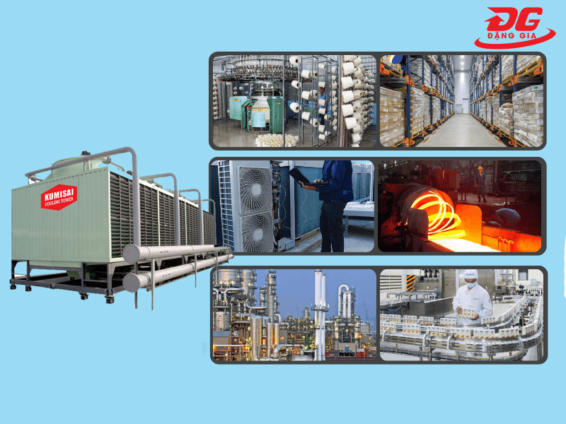 Một số ứng dụng nổi bật của tháp hạ nhiệt Kumisai KMS 350RT