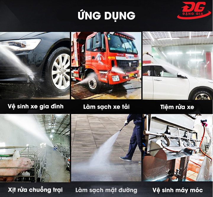 Máy phun rửa xe V-Jet T 8.7/18MB được ứng dụng rộng rãi