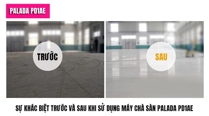 hiệu quả sử dụng máy chà sàn Palada PD1AE